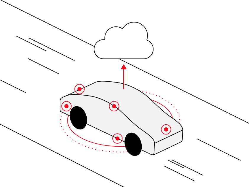 Vehicle data is collected