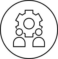 Cloud network icon representing flexible multi-cloud infrastructure