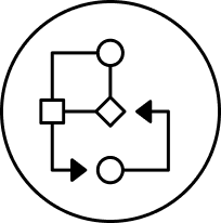 Toolchain icon representing automotive-grade software development tools